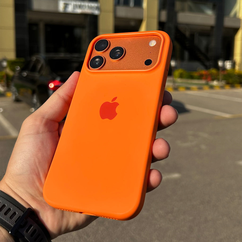 Apple MagSafe Silicone Animation Case | Orange