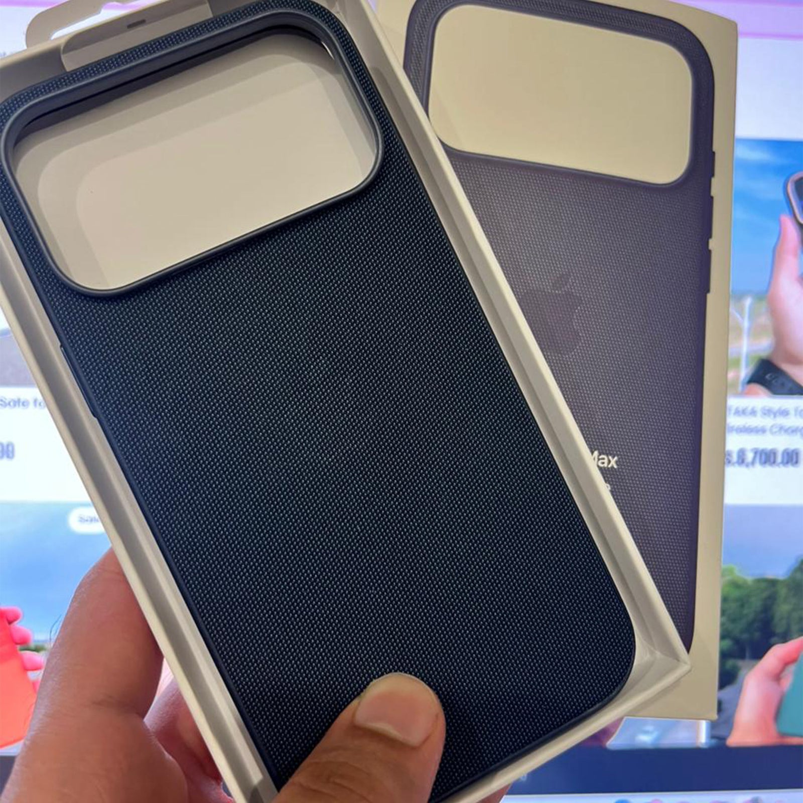 Apple TechWoven Case with Camera Control | Blue