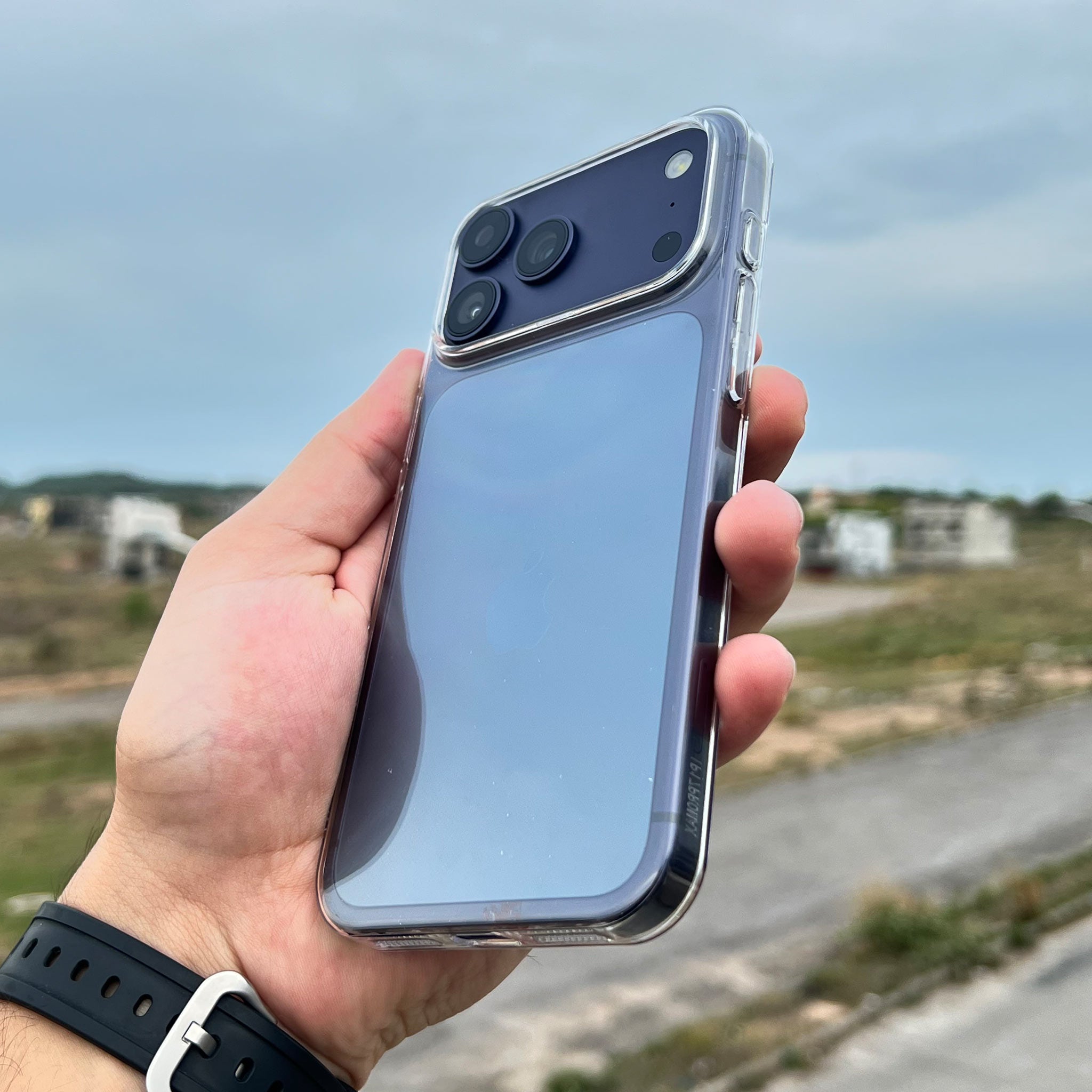 HOTME Crystal Clear Printed Case for iPhone 17 Pro Max and iPhone 17 Air | Transparent | Premium Grip Design