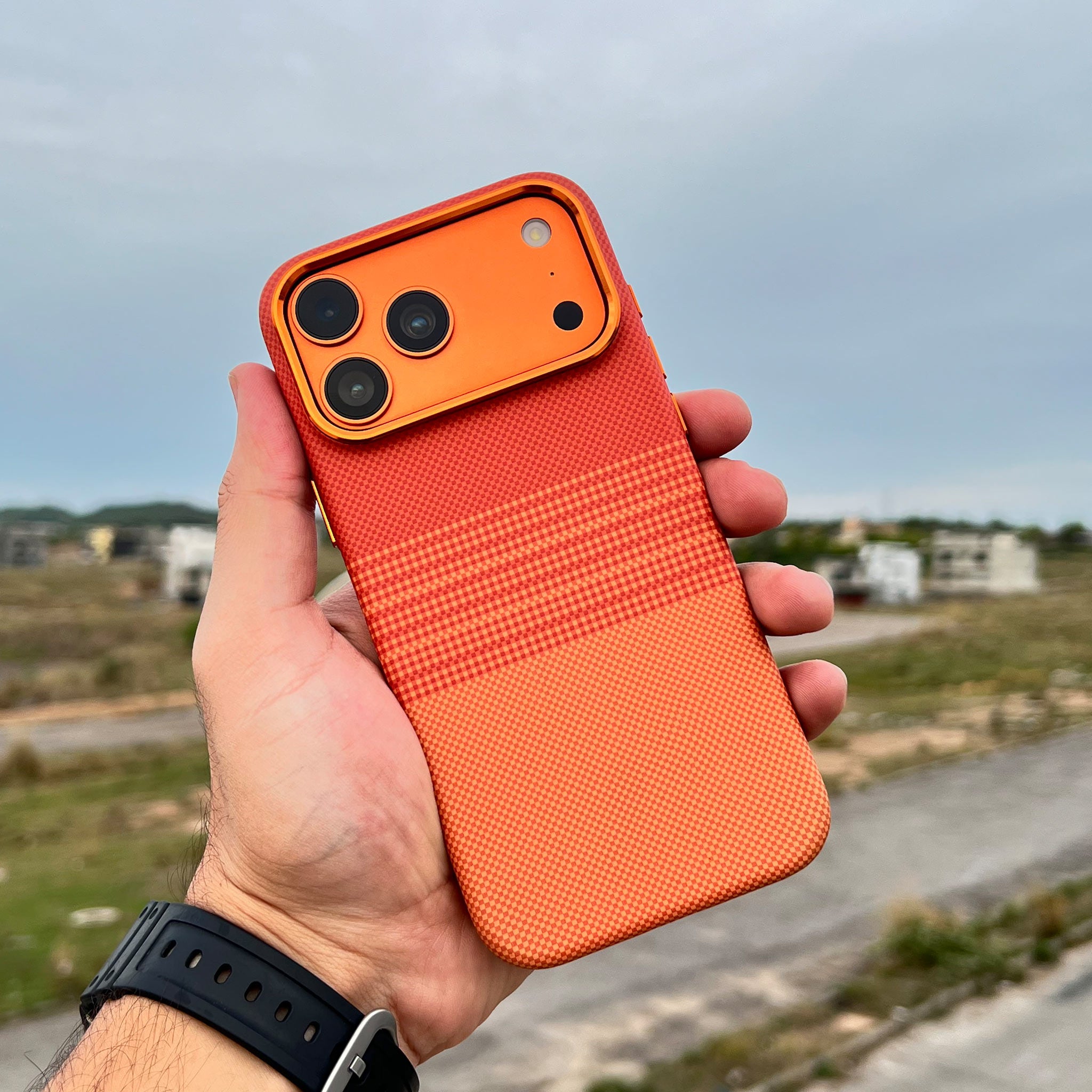 PITAKA Style Protective Case for iPhone 17 Pro Max | Sunset | MagSafe Compatible