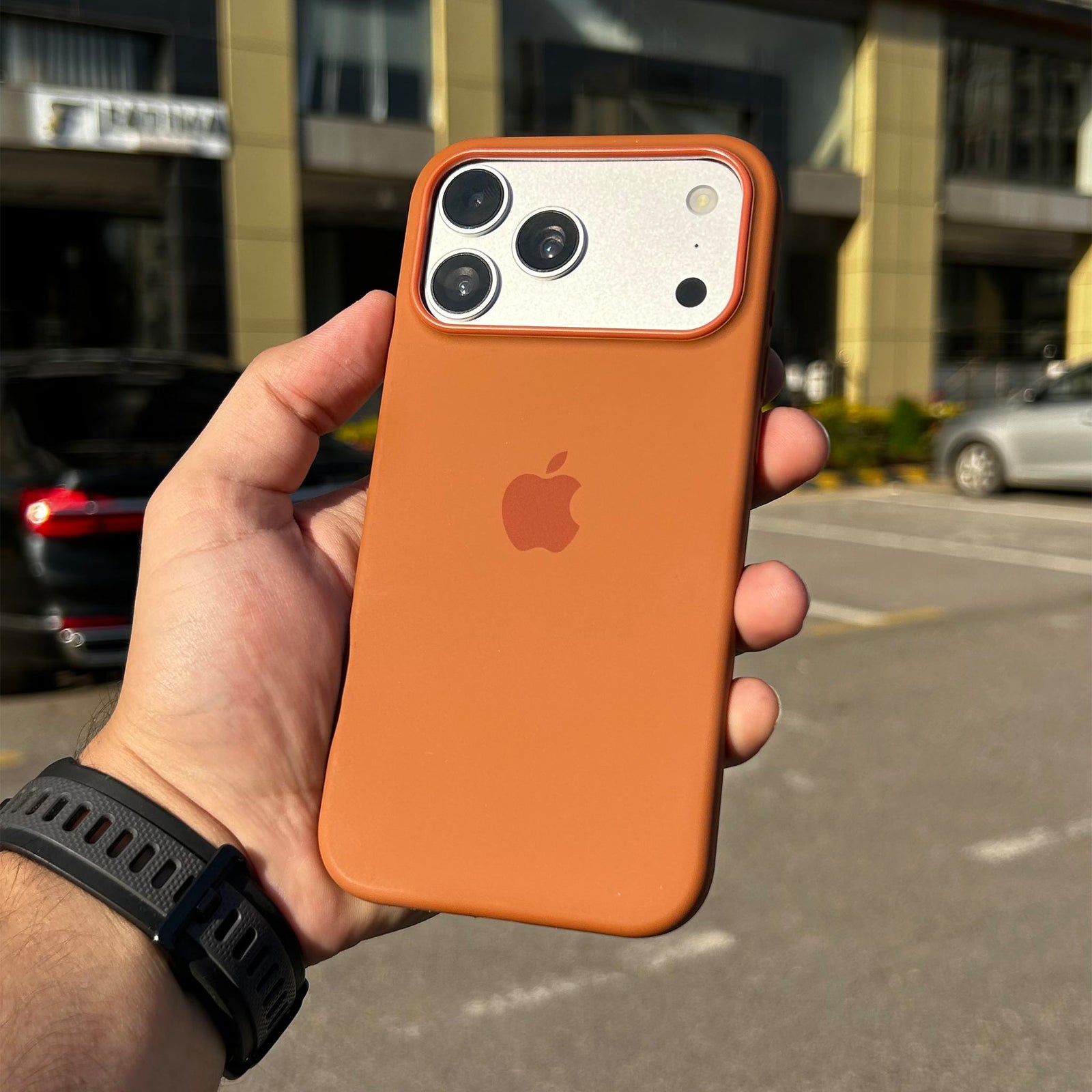 Apple Silicone Animation Case | Terra Cotta