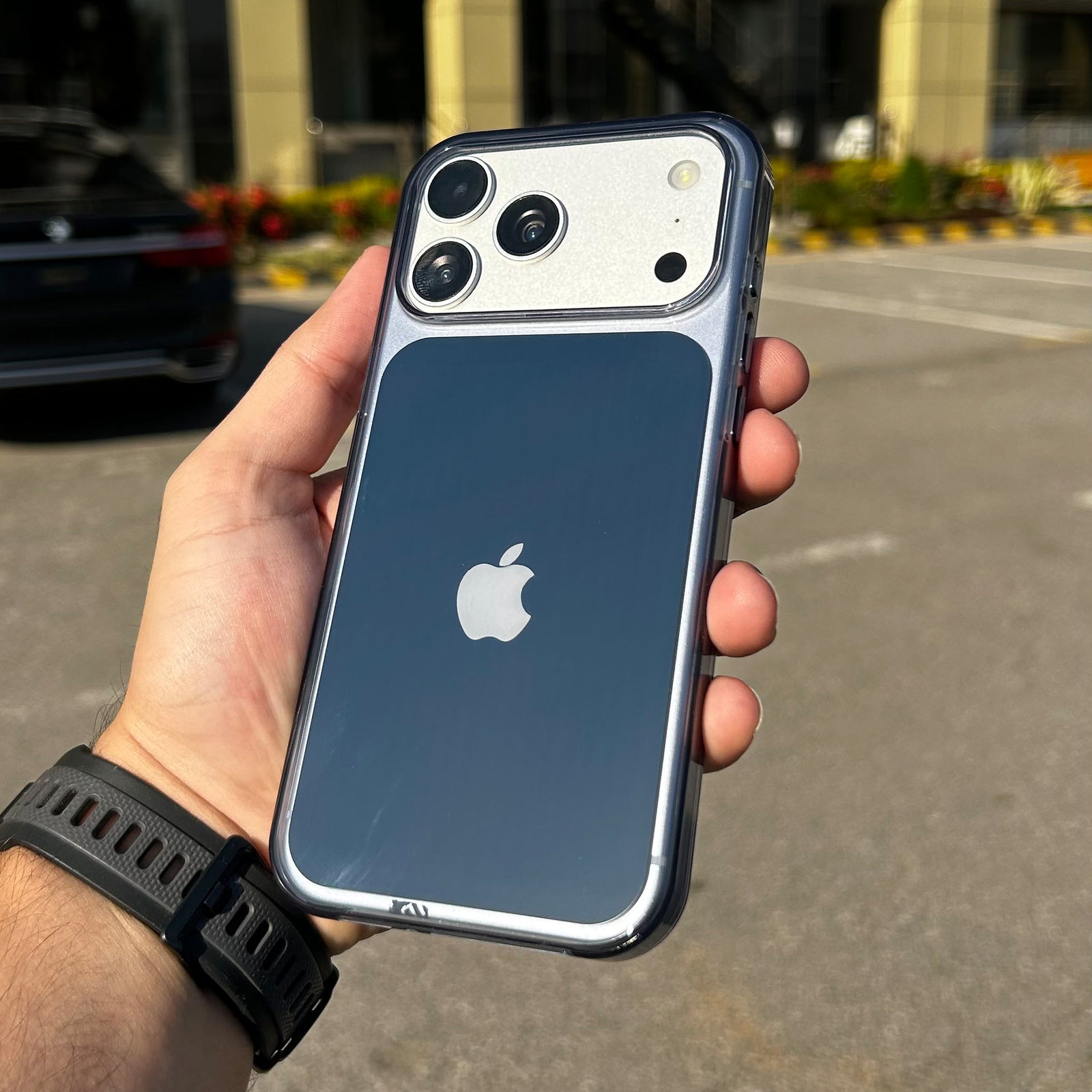 Apple Clear Case with MagSafe | Blue