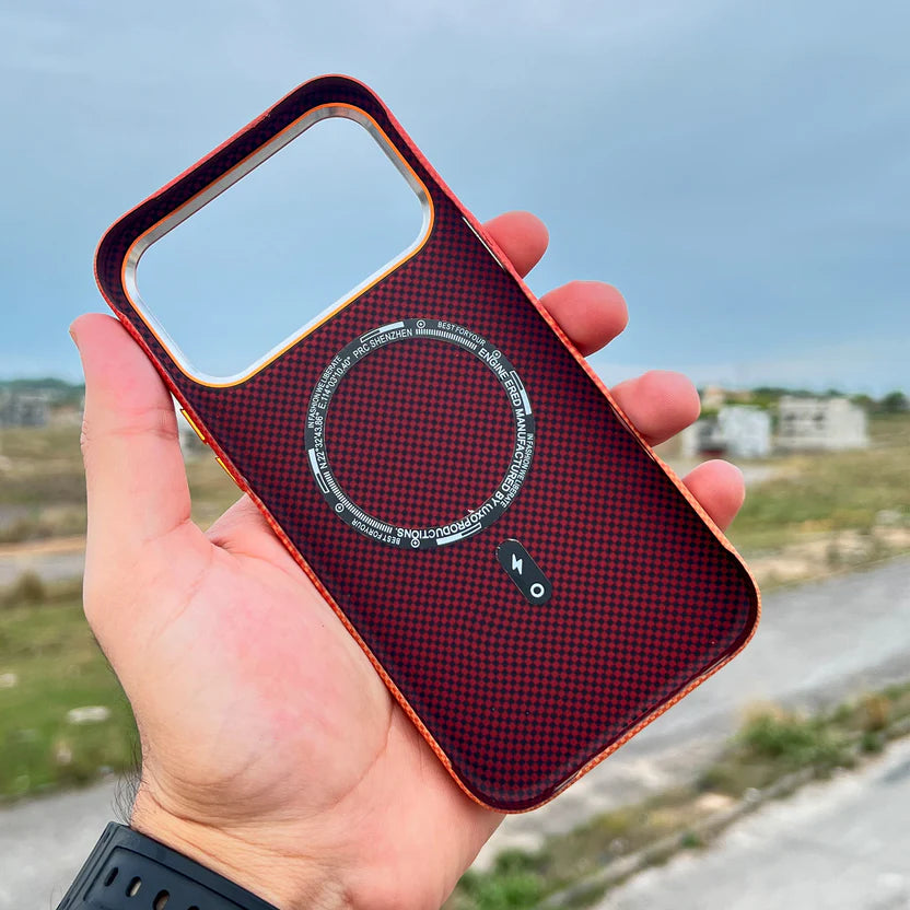 PITAKA Style Tactile Woven Case | Wireless Charging Compatible