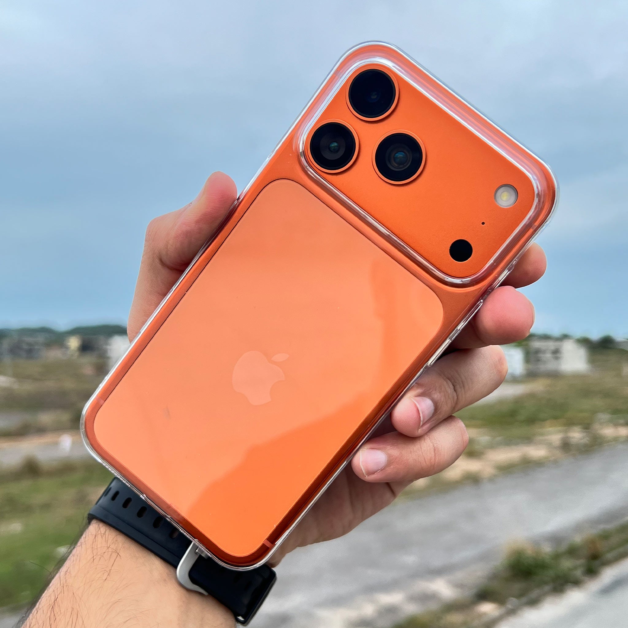 HOTME Crystal Clear Printed Case for iPhone 17 Pro Max and iPhone 17 Air | Transparent | Premium Grip Design