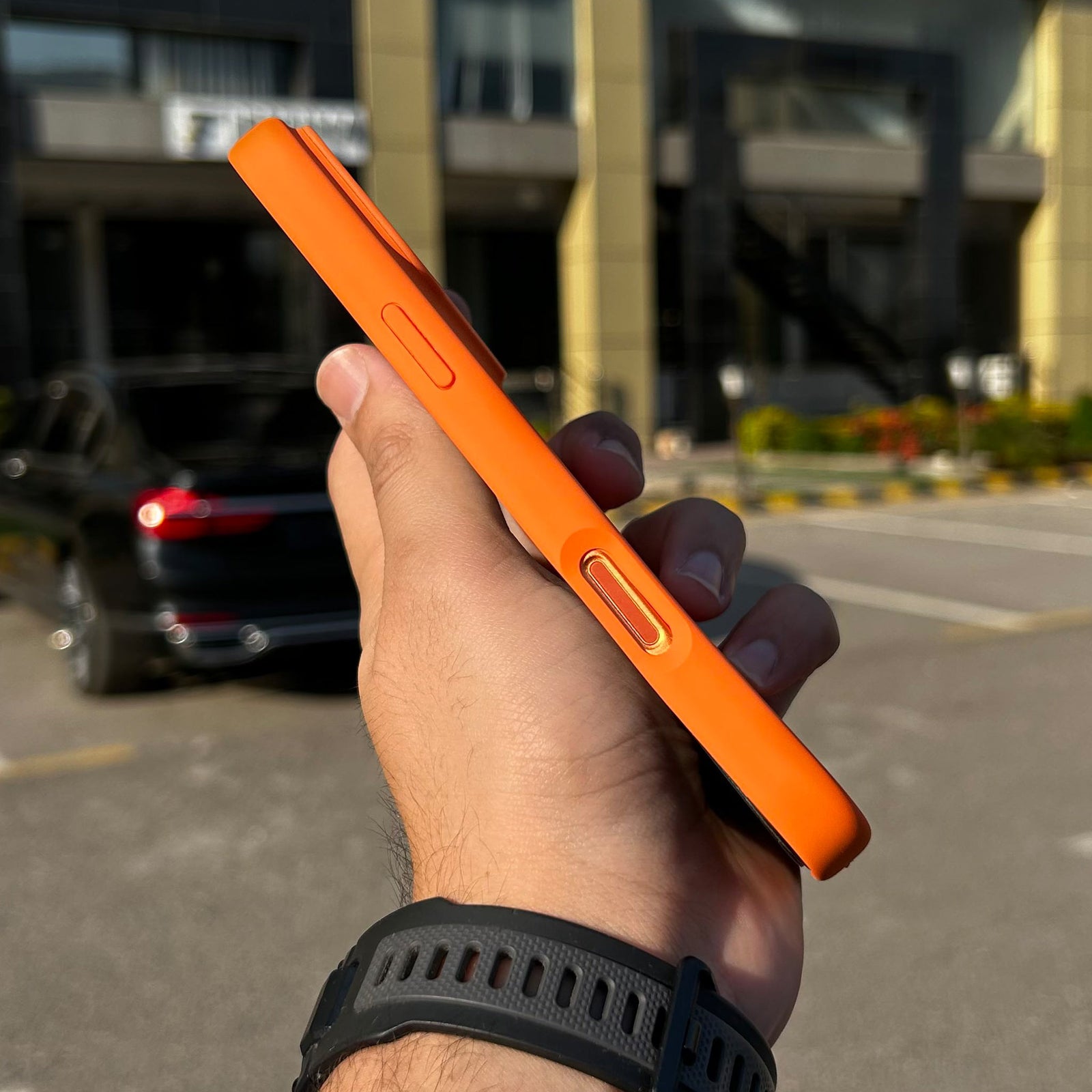 Apple MagSafe Silicone Animation Case | Orange