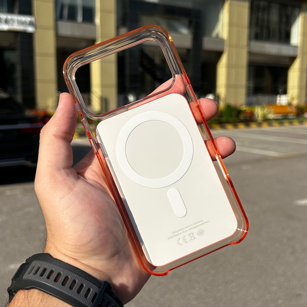 Apple Clear Case with MagSafe  | Orange
