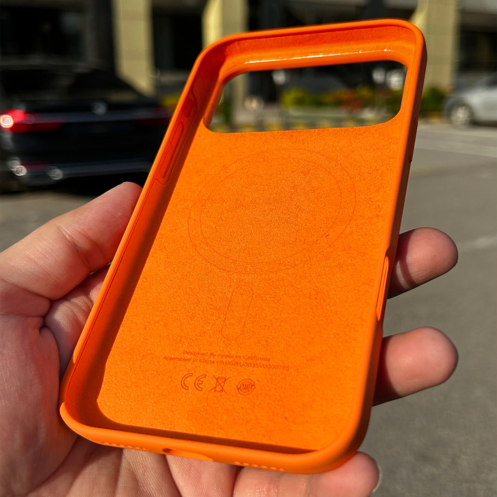 Apple MagSafe Silicone Animation Case | Orange