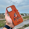 Santa Barbara Polo Style Leather Case | Tan Brown | Wireless Charging Compatible
